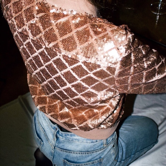 *SOLD* XXI Sequinned Jacket - Picture 10 of 10